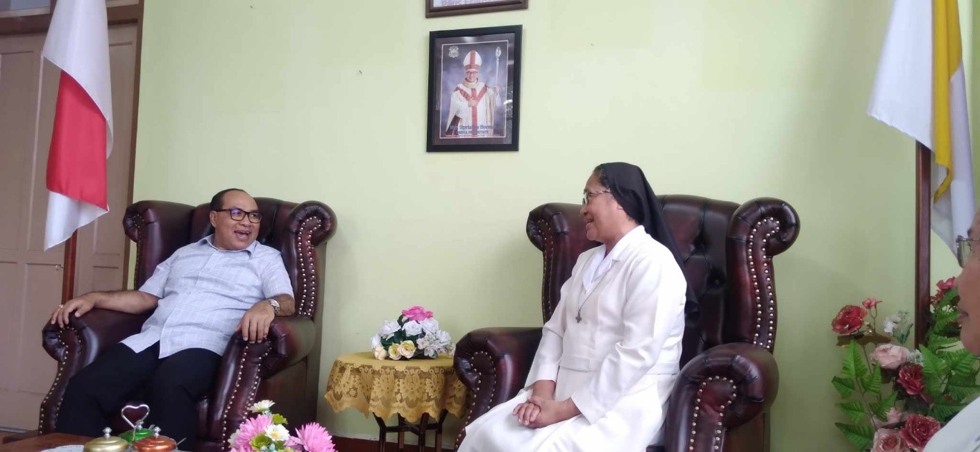 Sr. Lynn’s Courtesy Call on the Archbishop of Ruteng and Other Events