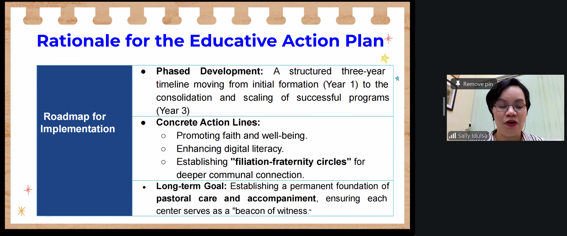Rooted in Filiation-Fraternity: Hijas de Jesus Schools and Apostolic Centers Launch Strategic Three-Year Plan