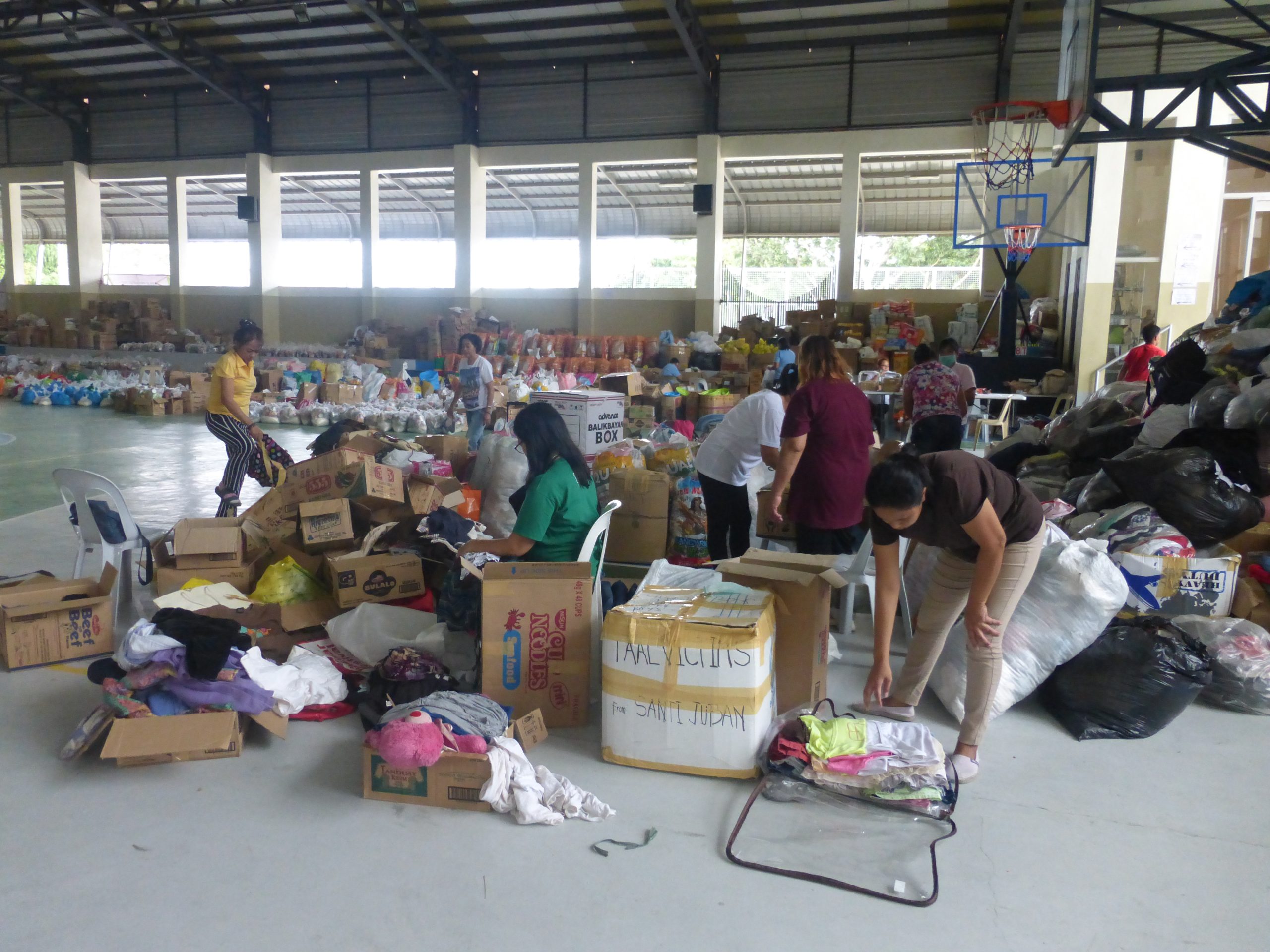 FI Collaboration with AMRSP for Taal Evacuees