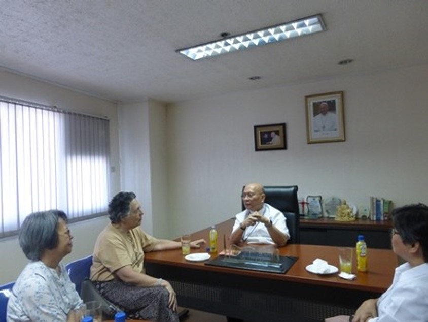 A COURTESY CALL TO THE BISHOP OF CUBAO