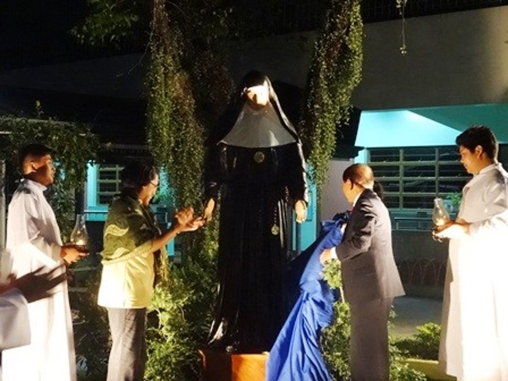Blessing of St. Candida’s Statue at Manresa School